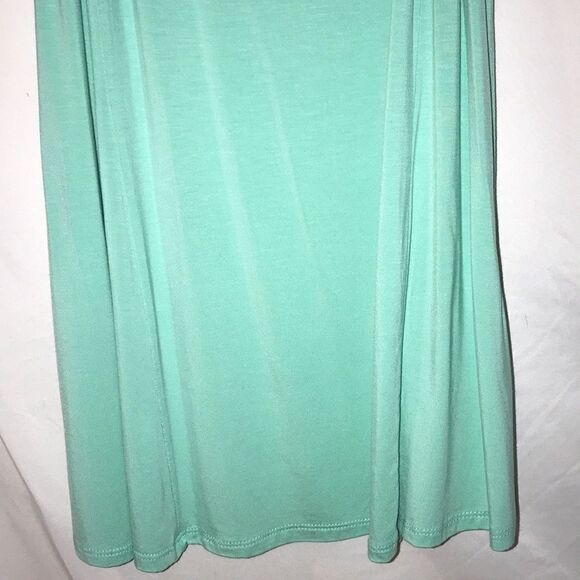 S-Twelve Women's Green Cold Shoulder Scoop Neck Pullover Blouse Size Small - Picture 7 of 7